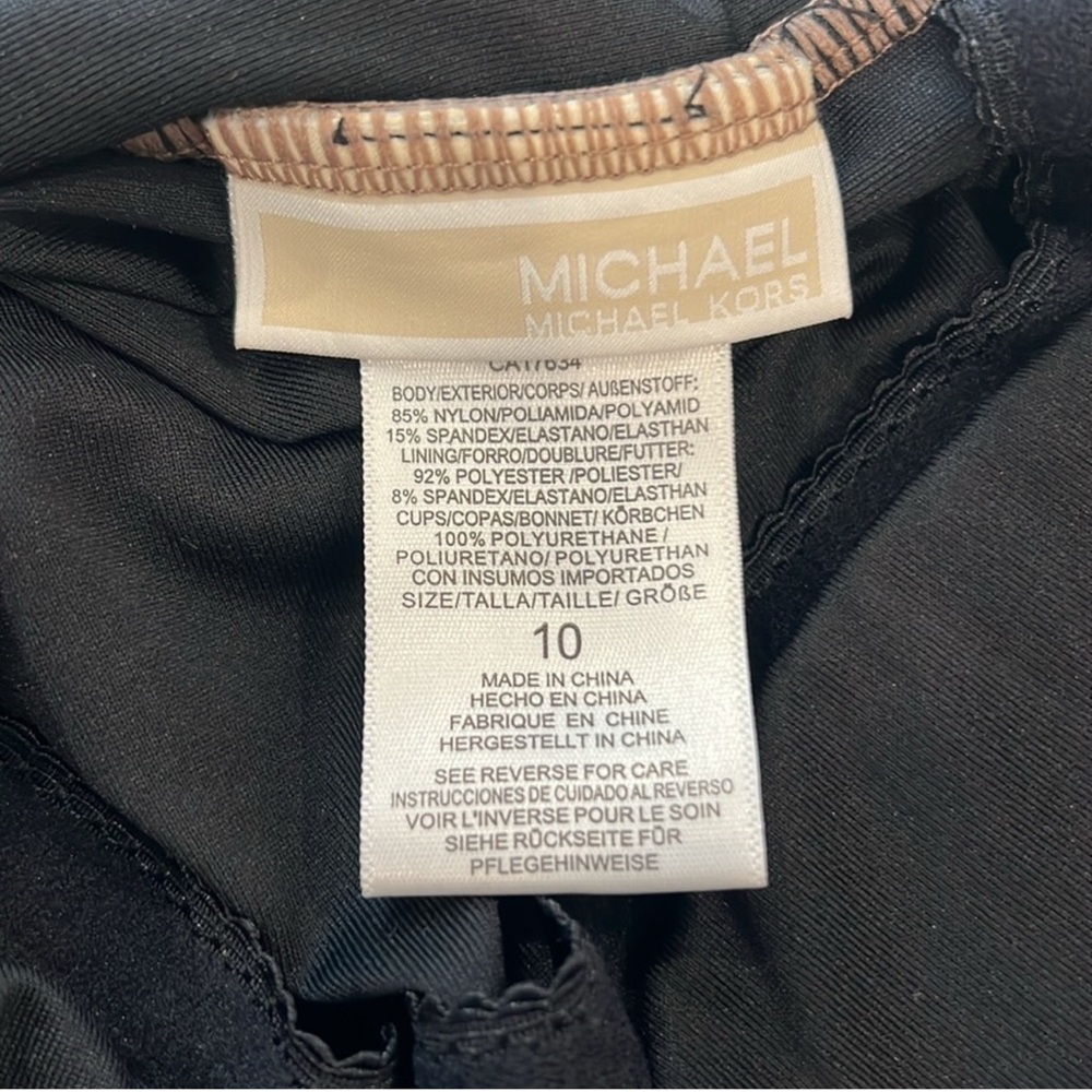 Michael KORS Brown and Black One Piece Swimsuit - Picture 7 of 7